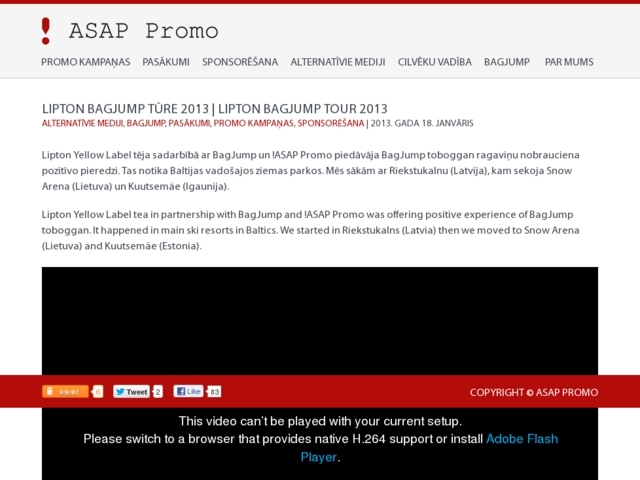 ASAP Promo, SIA