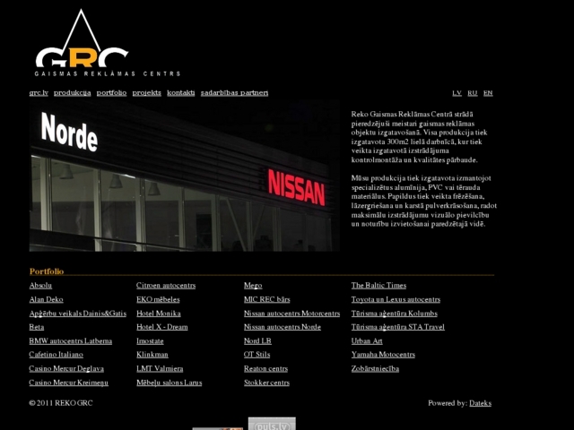 Reko GRC, reklāmas kompānija, SIA